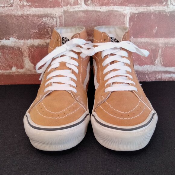 Vans Shoes Womens Size 6.5 Orange Classic Off The Wall High Tops SK8-HI Platform - Picture 4 of 7